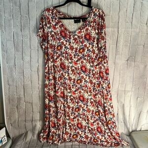 1X Cynthia Rowley Women's Dress Floral Print